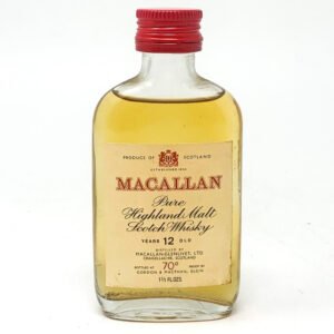 Macallan 12 Year Old Scotch Whisky, Miniature, 1 2/3 fl. ozs., 70° Proof