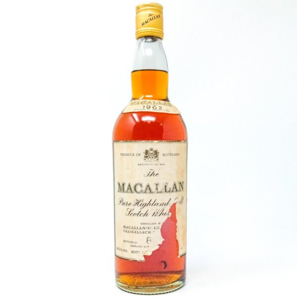 Macallan 1962 Single Malt Scotch Whisky, 26 2/3 fl. ozs., 80° Proof Macallan 1962 Single Malt Scotch Whisky, 26 2/3 fl. ozs., 80° Proof