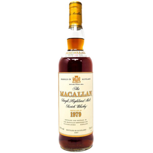 Macallan 1979 18 Year Old Single Malt Scotch Whisky, 70cl, 43% ABV Macallan 1979 18 Year Old Single Malt Scotch Whisky, 70cl, 43% ABV