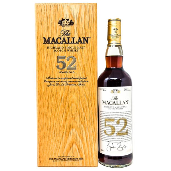 Macallan 52 Year Old 2018 Release Single Malt Scotch Whisky, 70cl, 48% ABV