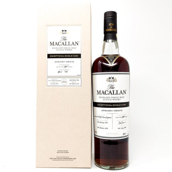 Macallan Exceptional Cask 2018/ASH-14813/12 Single Malt Scotch Whisky, 70cl, 54.1% ABV
