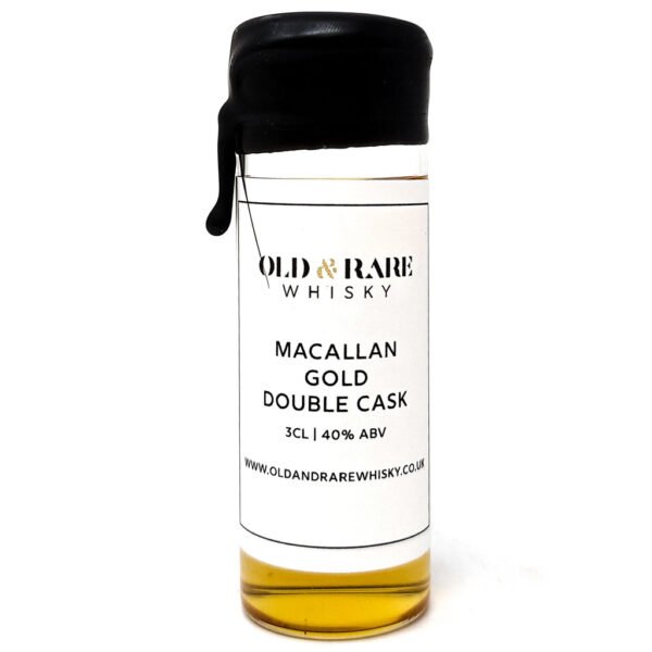 Macallan Gold Double Cask Single Malt Scotch Whisky, 3cl Sample, 40% ABV Macallan Gold Double Cask Single Malt Scotch Whisky, 3cl Sample, 40% ABV