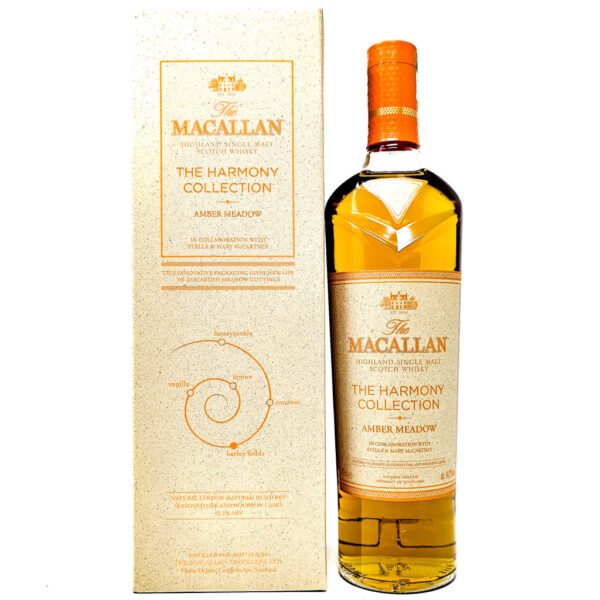 Macallan The Harmony Collection Amber Meadow Single Malt Scotch Whisky, 70cl, 44.2% ABV Macallan The Harmony Collection Amber Meadow Single Malt Scotch Whisky, 70cl, 44.2% ABV