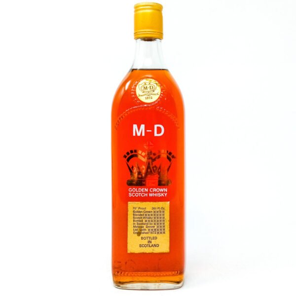 MD Golden Crown Blended Scotch Whisky, 26 2/3 fl.ozs., 70° Proof MD Golden Crown Blended Scotch Whisky, 26 2/3 fl.ozs., 70° Proof