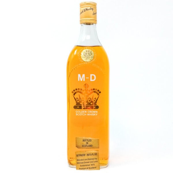 MD Golden Crown Blended Scotch Whisky, 26 2/3 fl.ozs., 70° Proof MD Golden Crown Blended Scotch Whisky, 26 2/3 fl.ozs., 70° Proof