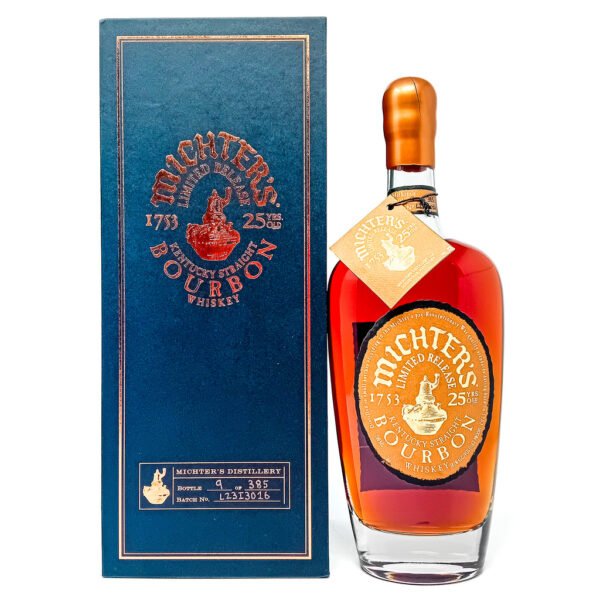 Michter's 25 Year Old 2023 Release Kentucky Straight Bourbon Whiskey, 70cl, 58.1% ABV Michter's 25 Year Old 2023 Release Kentucky Straight Bourbon Whiskey, 70cl, 58.1% ABV