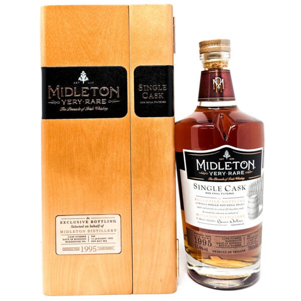 Midleton 1995 Single Bourbon Cask #980 Single Cask Irish Whiskey, 70cl, 40% ABV Midleton 1995 Single Bourbon Cask #980 Single Cask Irish Whiskey, 70cl, 40% ABV