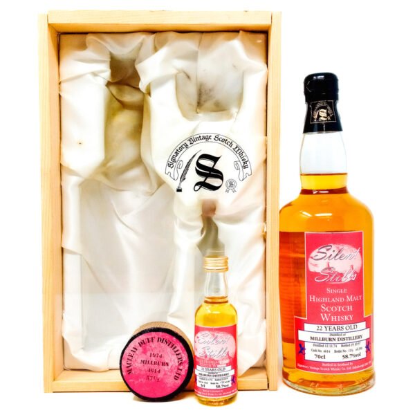 Millburn 1974 22 Year Old Silent Stills Single Malt Scotch Whisky, 70cl+5cl, 58.7% ABV Millburn 1974 22 Year Old Silent Stills Single Malt Scotch Whisky, 70cl+5cl, 58.7% ABV