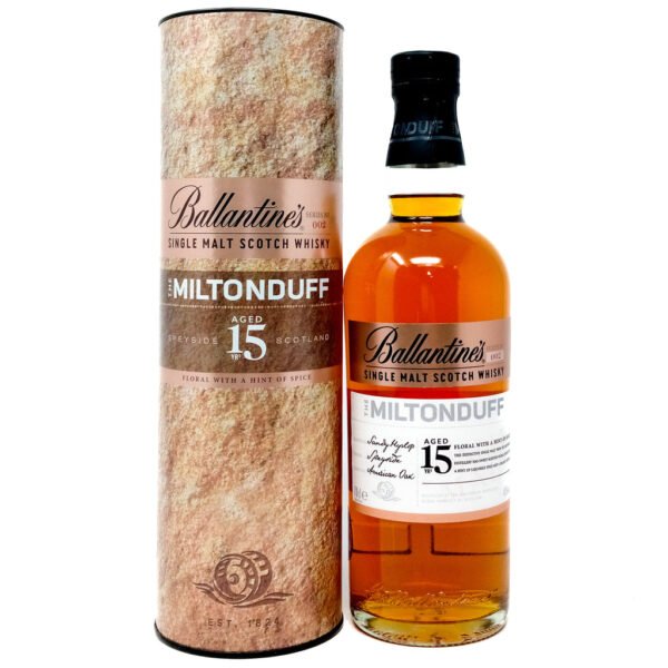 Miltonduff 15 Year Old Ballantine's Series 002 Single Malt Scotch Whisky, 70cl, 40% ABV