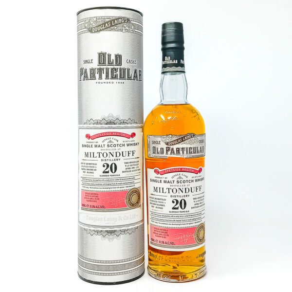 Miltonduff 1994 20 Year Old Douglas Laing Old Particular Single Malt Scotch Whisky, 70cl, 51.5% ABV Miltonduff 1994 20 Year Old Douglas Laing Old Particular Single Malt Scotch Whisky, 70cl, 51.5% ABV