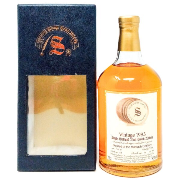 Mortlach 1983 12 Year Old Signatory Vintage Single Malt Scotch Whisky, 70cl, 59.5% ABV Mortlach 1983 12 Year Old Signatory Vintage Single Malt Scotch Whisky, 70cl, 59.5% ABV