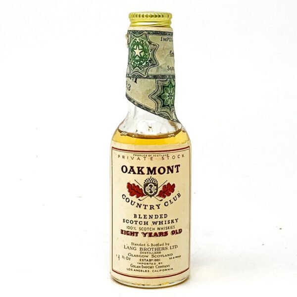 Oakmont Country Club Blended Scotch Whisky, Miniature, 5cl, 40% ABV