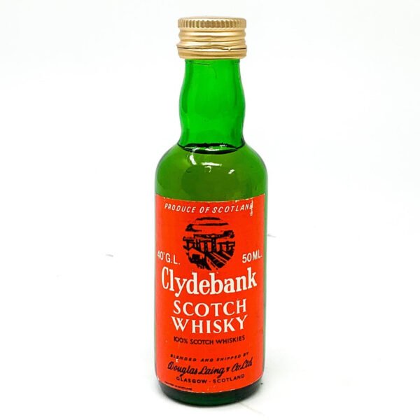Old and Rare Clydebank Blended Scotch Miniature 5cl