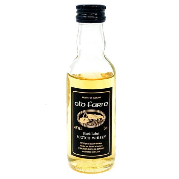 Old Farm Black Label Scotch Whisky, Miniature, 5cl, 43% ABV