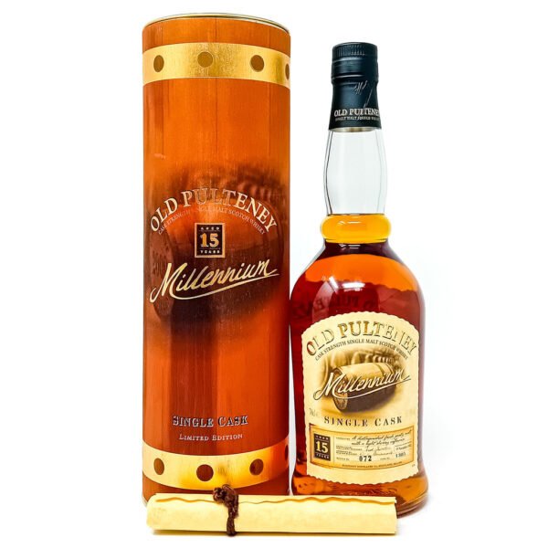 Old Pulteney 15 Year Old Millennium Single Cask #1305 Single Malt Scotch Whisky, 70cl, 60.9% ABV Old Pulteney 15 Year Old Millennium Single Cask #1305 Single Malt Scotch Whisky, 70cl, 60.9% ABV