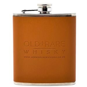 Old + Rare Whisky 7oz Stainless Steel Hip Flask