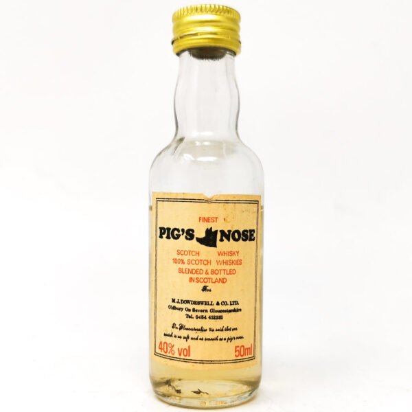 Pig's Nose Scotch Whisky, Miniature, 5cl, 40% ABV Pig's Nose Scotch Whisky, Miniature, 5cl, 40% ABV