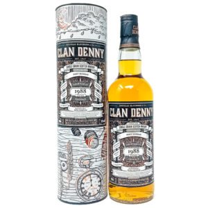 Port Dundas 1988 28 Year Old Clan Denny Single Grain Scotch Whisky, 70cl, 50% ABV