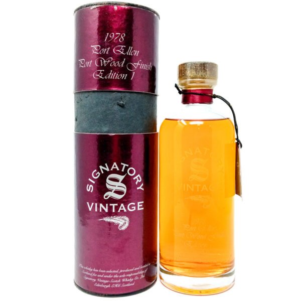 Port Ellen 1978 Signatory Vintage Port Wood Finish Edition 1 Single Malt Scotch Whisky, 70cl, 58% ABV