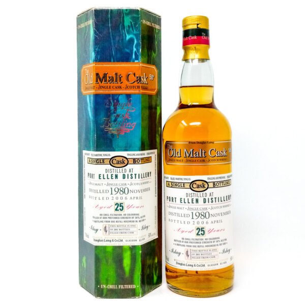 Port Ellen 1980 25 Year Old 'The Old Malt Cask' Single Malt Scotch Whisky , 70cl, 50% ABV Port Ellen 1980 25 Year Old 'The Old Malt Cask' Single Malt Scotch Whisky , 70cl, 50% ABV
