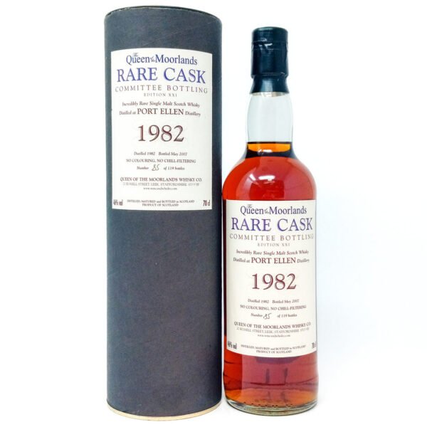 Port Ellen 1982 Queen of the Moorlands Edition XXI Single Malt Scotch Whisky 70cl, 46% ABV Port Ellen 1982 Queen of the Moorlands Edition XXI Single Malt Scotch Whisky 70cl, 46% ABV