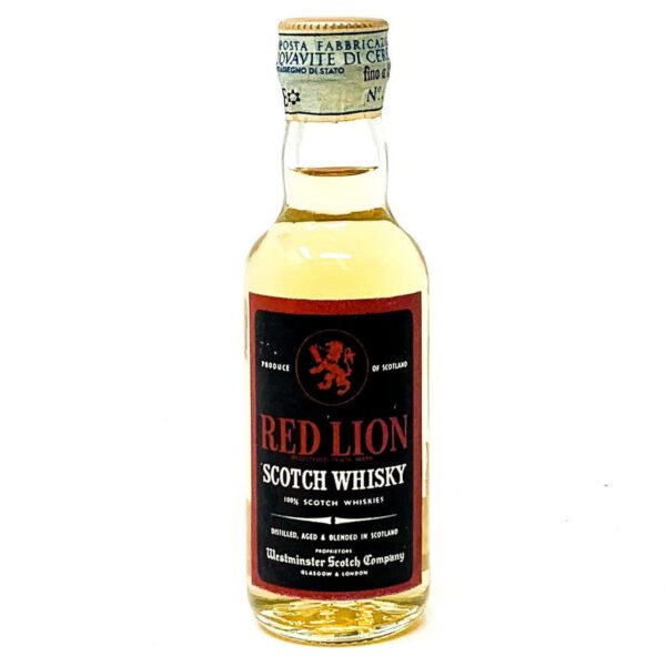 Red Lion Scotch Whisky, Miniature, 5cl, 40% ABV