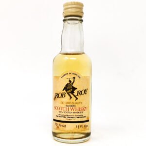 Rob Roy De Luxe Blended Scotch Whisky, Miniature, 1 2/3 fl. ozs., 70° Proof Rob Roy De Luxe Blended Scotch Whisky, Miniature, 1 2/3 fl. ozs., 70° Proof