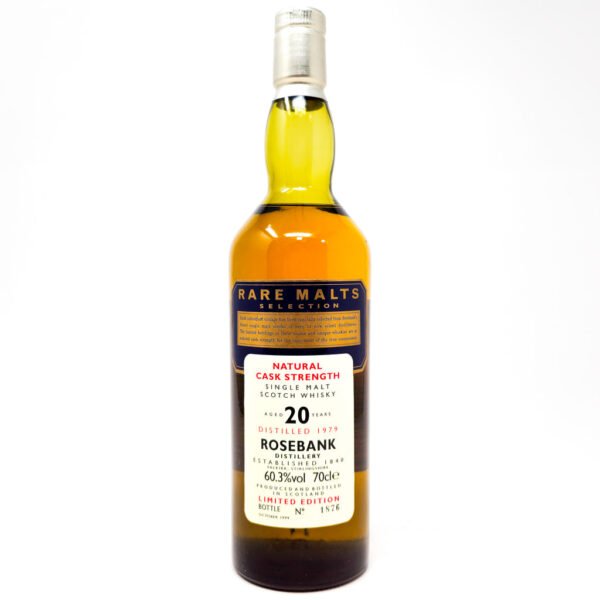 Rosebank 1979 20 Year Old Rare Malts Selection Cask Strength Single Malt Scotch Whisky, 70cl, 60.3% ABV Rosebank 1979 20 Year Old Rare Malts Selection Cask Strength Single Malt Scotch Whisky, 70cl, 60.3% ABV