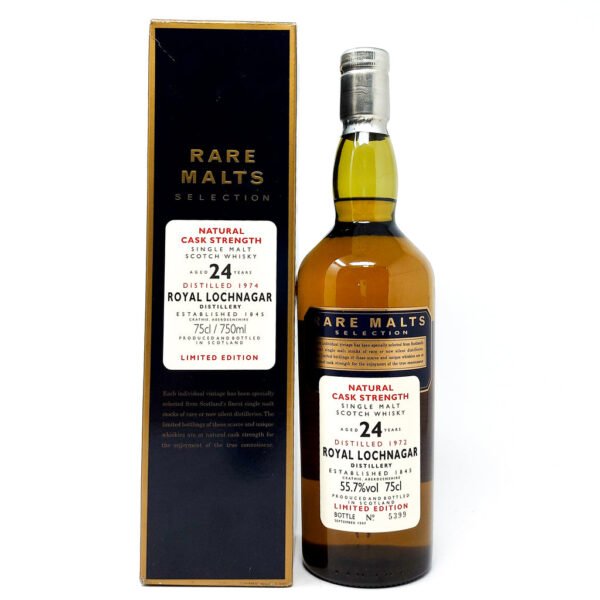 Royal Lochnagar 1972 24 Year Old Rare Malts Selection Single Malt Scotch Whisky, 75cl, 55.7% ABV