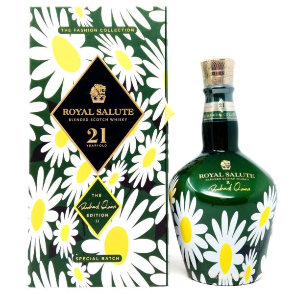 Royal Salute 21 Year Old The Couture Collection Richard Quinn Edition II Blended Scotch Whisky, 70cl, 40% ABV Royal Salute 21 Year Old The Couture Collection Richard Quinn Edition II Blended Scotch Whisky, 70cl, 40% ABV