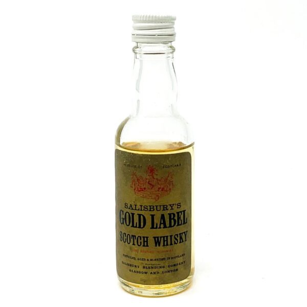 Salisbury's Gold Label Scotch Whisky, Miniature, 5cl, 40% ABV
