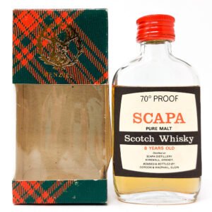 Scapa 8 Year Old Pure Malt Scotch Whisky, Miniature, 5cl, 70° Proof Scapa 8 Year Old Pure Malt Scotch Whisky, Miniature, 5cl, 70° Proof