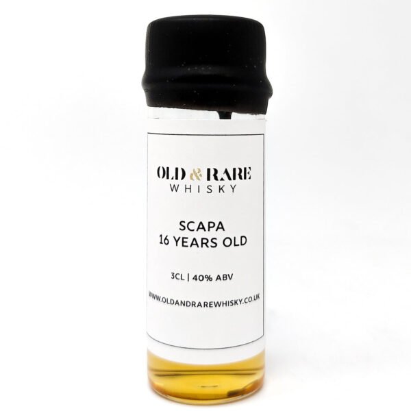 Scapa The Orcadian 16 Year Old Single Malt Scotch Whisky 3cl Sample, 40% ABV