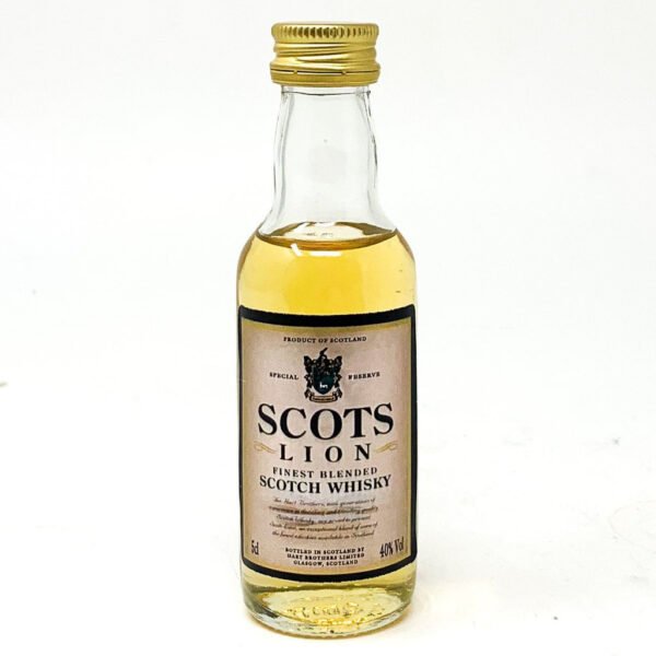 Scots Lion Finest Blended Scotch Whisky, Miniature, 5cl, 40% ABV