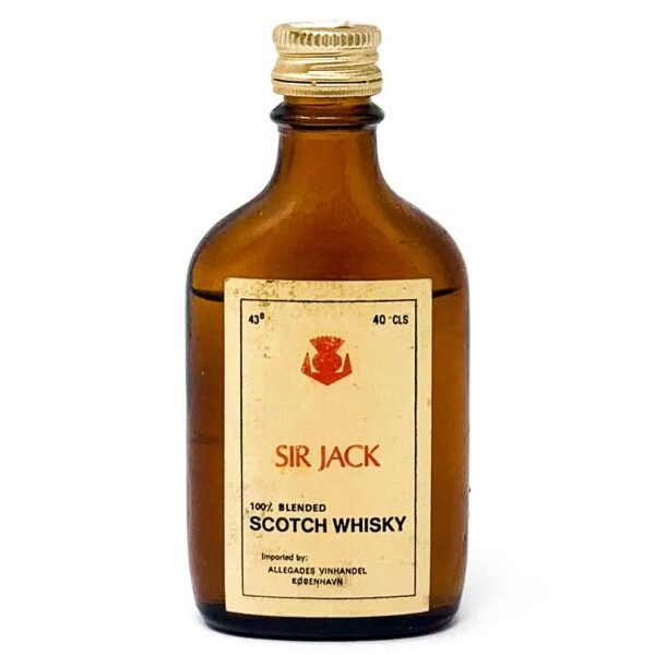 Sir Jack 100% Blended Scotch Whisky, Miniature, 4cl, 43% ABV