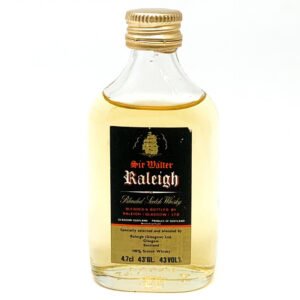 Sir Walter Raleigh Blended Scotch Whisky, Miniature, 4.7cl, 43% ABV Sir Walter Raleigh Blended Scotch Whisky, Miniature, 4.7cl, 43% ABV