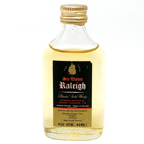 Sir Walter Raleigh Blended Scotch Whisky, Miniature, 4.7cl, 43% ABV