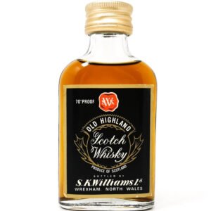 S.K Williams Old Highland Scotch Whisky, Miniature, 5cl, 70° Proof S.K Williams Old Highland Scotch Whisky, Miniature, 5cl, 70° Proof
