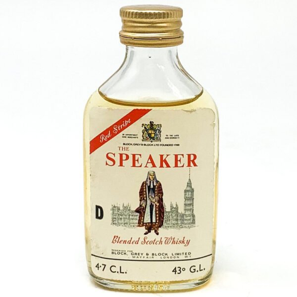 Speaker Red Stripe Scotch Whisky, Miniature, 4.7cl, 43% ABV