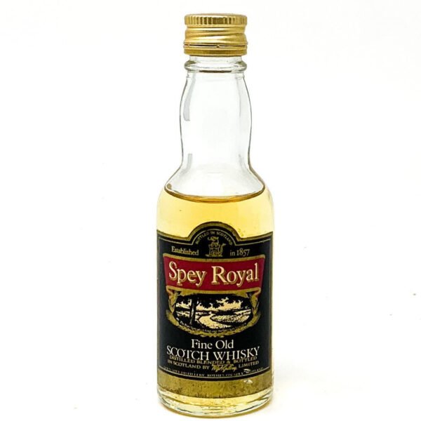 Spey Royal Fine Old Scotch Whisky, Miniature, 5cl, 43% ABV Spey Royal Fine Old Scotch Whisky, Miniature, 5cl, 43% ABV