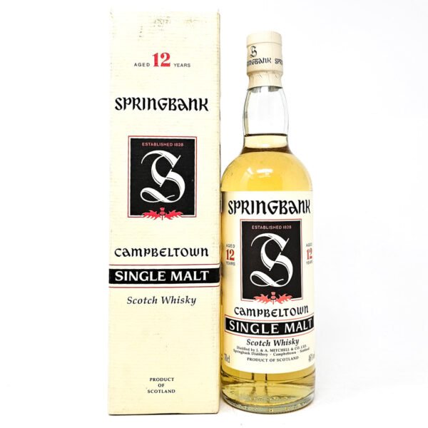 Springbank 12 Year Old Red Thistle Campbeltown Single Malt Scotch Whisky, 70cl, 46% ABV Springbank 12 Year Old Red Thistle Campbeltown Single Malt Scotch Whisky, 70cl, 46% ABV