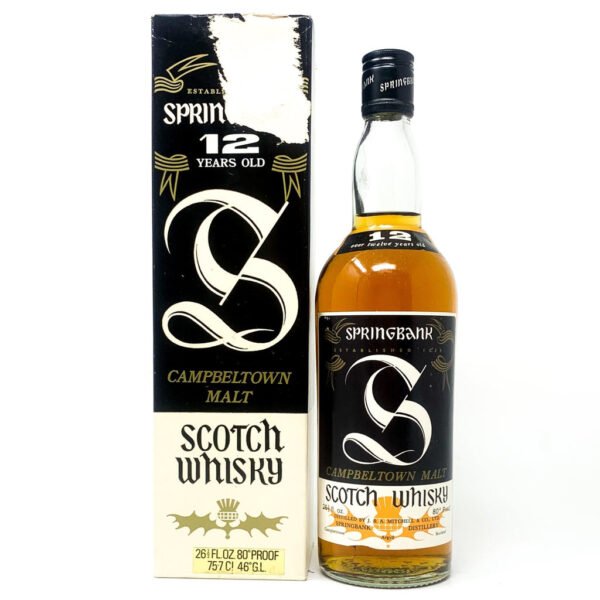 Springbank 12 Year Old Vintage Single Malt Scotch Whisky, 75.7cl, 46% ABV Springbank 12 Year Old Vintage Single Malt Scotch Whisky, 75.7cl, 46% ABV