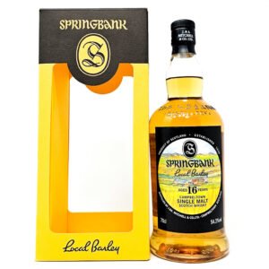 Springbank 16 Year Old Local Barley Single Malt Scotch Whisky, 70cl, 54.3% ABV Springbank 16 Year Old Local Barley Single Malt Scotch Whisky, 70cl, 54.3% ABV