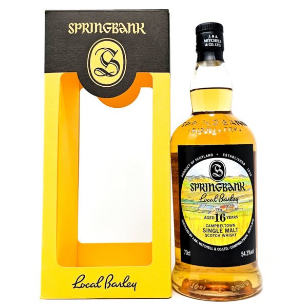 Springbank 16 Year Old Local Barley Single Malt Scotch Whisky, 70cl, 54.3% ABV