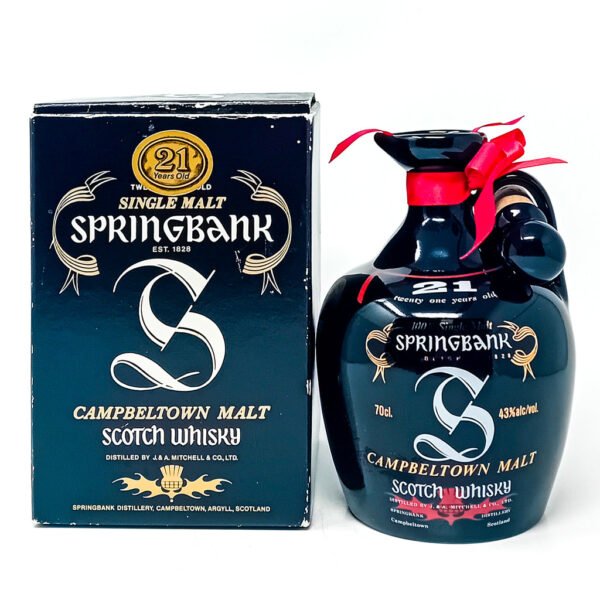 Springbank 21 Year Old Ceramic Single Malt Scotch Whisky, 70cl, 43% ABV