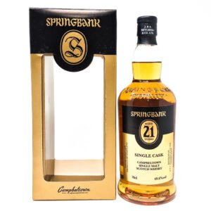 Springbank 21 Year Old Single Cask UK Single Malt Scotch Whisky, 70cl, 49.6% ABV