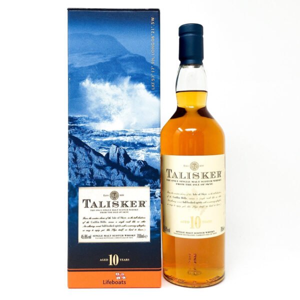 Talisker 10 Year Old Lifeboats Single Malt Scotch Whisky, 70cl, 45.8% ABV Talisker 10 Year Old Lifeboats Single Malt Scotch Whisky, 70cl, 45.8% ABV