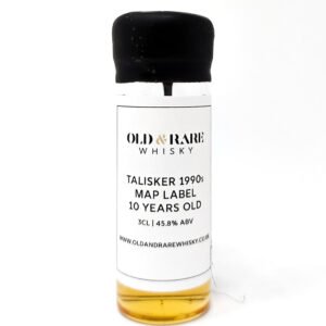 Talisker 10 Year Old "Map Label" Single Malt Scotch Whisky 3cl Sample, 45.8% ABV Talisker 10 Year Old "Map Label" Single Malt Scotch Whisky 3cl Sample, 45.8% ABV