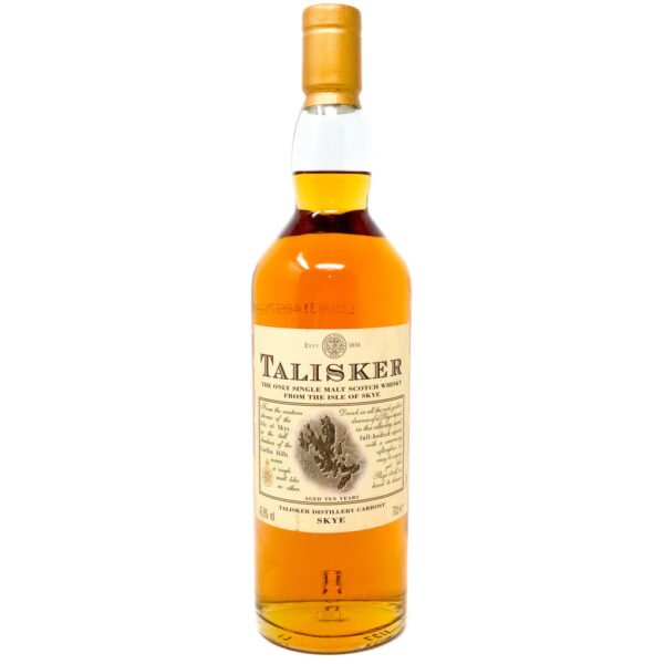 Talisker 10 Year Old (Old Style) Single Malt Scotch Whisky, 70cl, 45.8% ABV Talisker 10 Year Old (Old Style) Single Malt Scotch Whisky, 70cl, 45.8% ABV