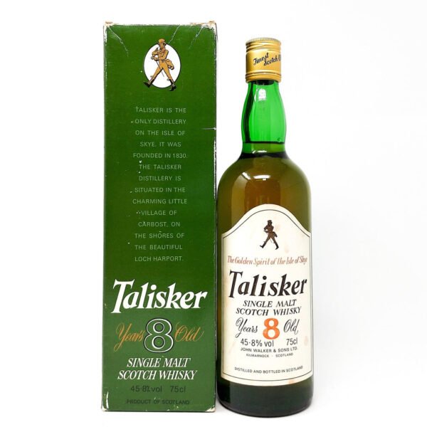 Talisker 8 Year Old Single Malt Scotch Whisky, 75cl, 45.8% ABV Talisker 8 Year Old Single Malt Scotch Whisky, 75cl, 45.8% ABV